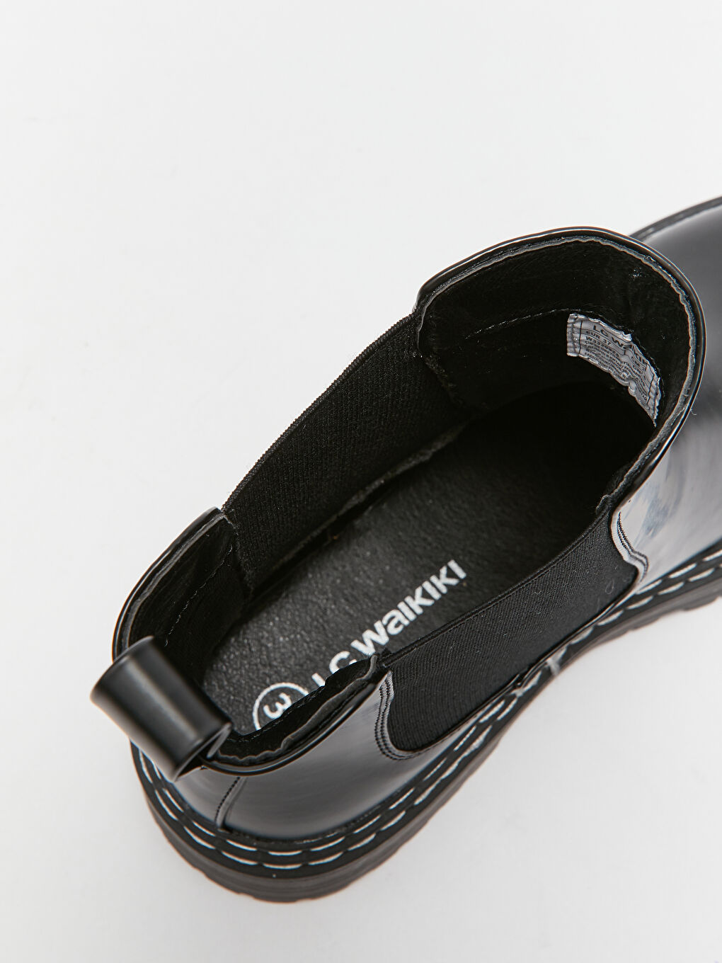 Bottes pour Femmes à Semelle Épaisse en Similicuir-4