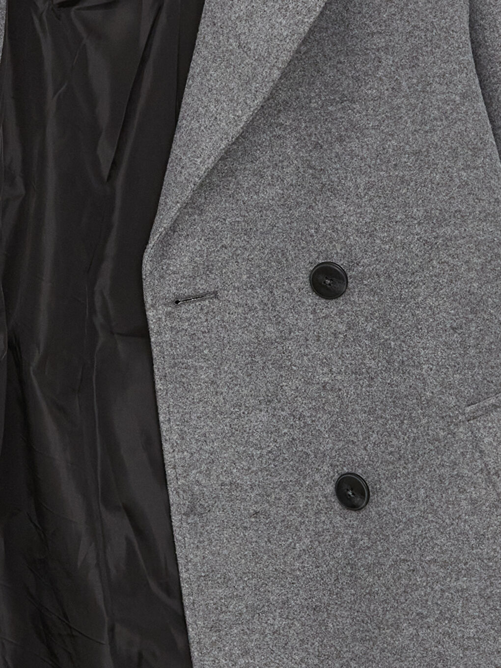 Women's Double Breasted Collar Plain Stitching Coat-8