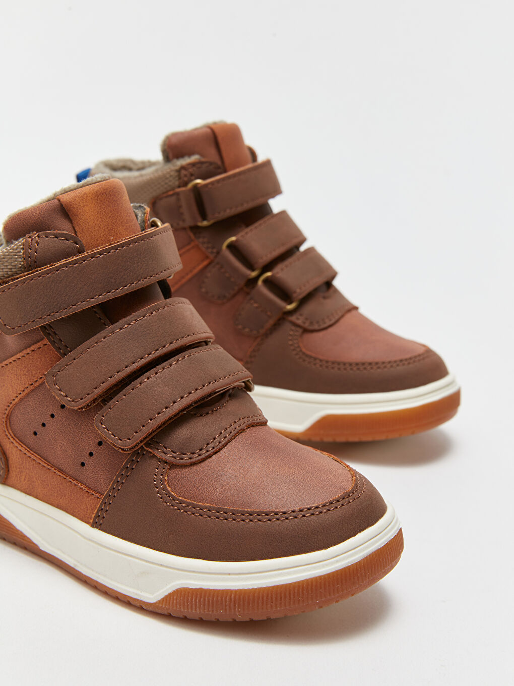 Ghete Băieți Bebeluși cu Bandă Velcro la Gleznă-2