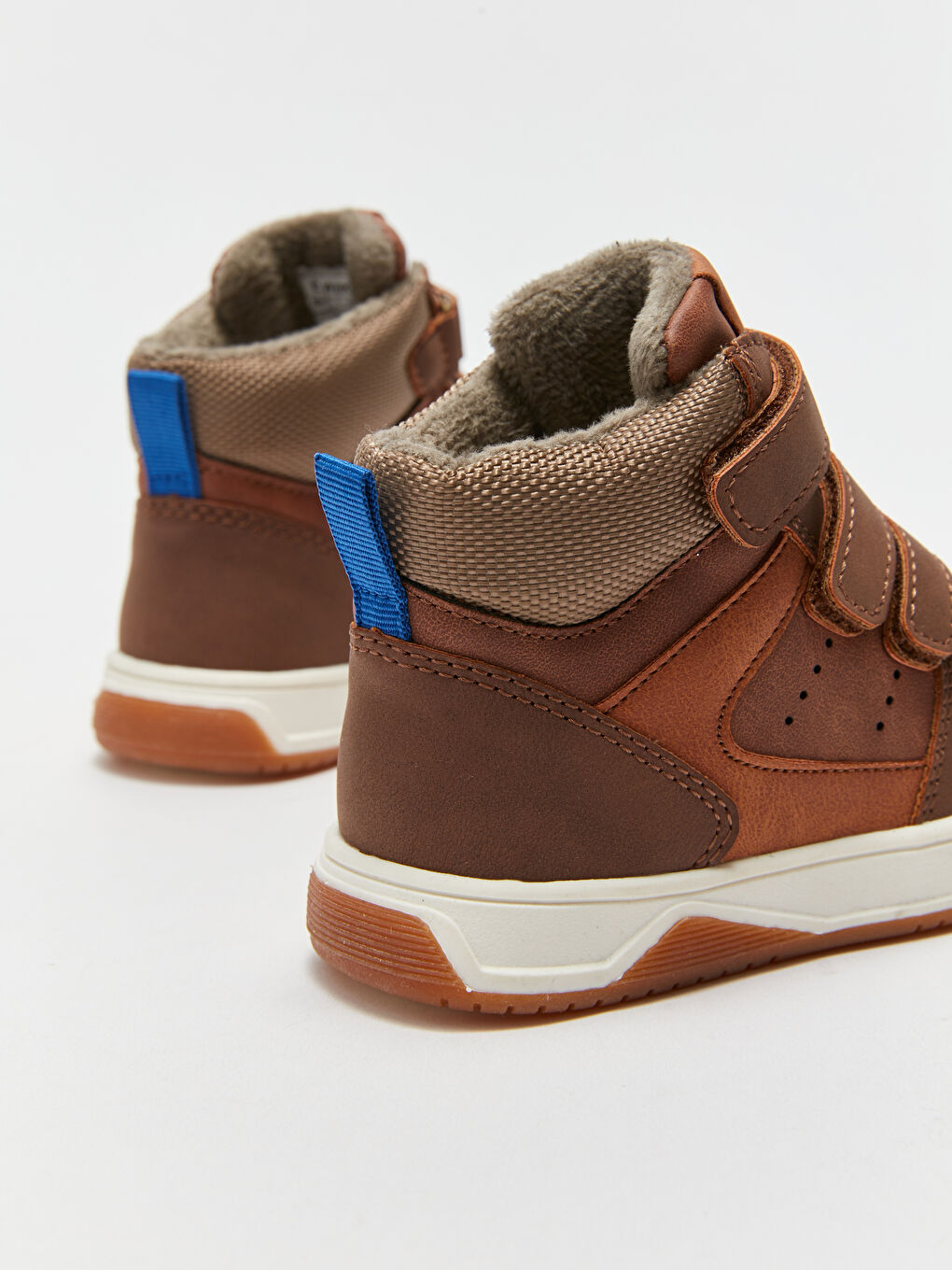 Ghete Băieți Bebeluși cu Bandă Velcro la Gleznă-4