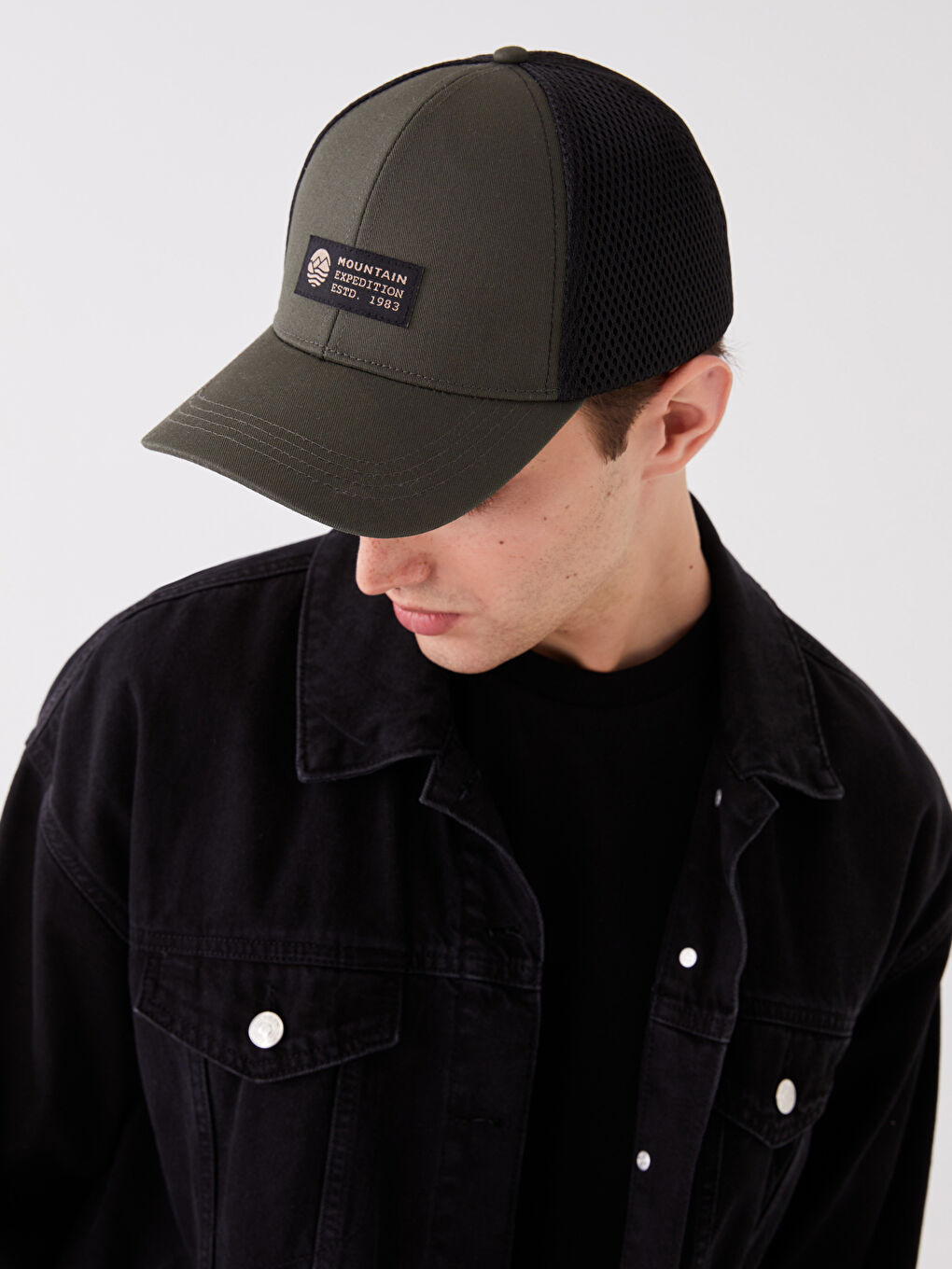 Haki Baskılı Erkek Kep Şapka