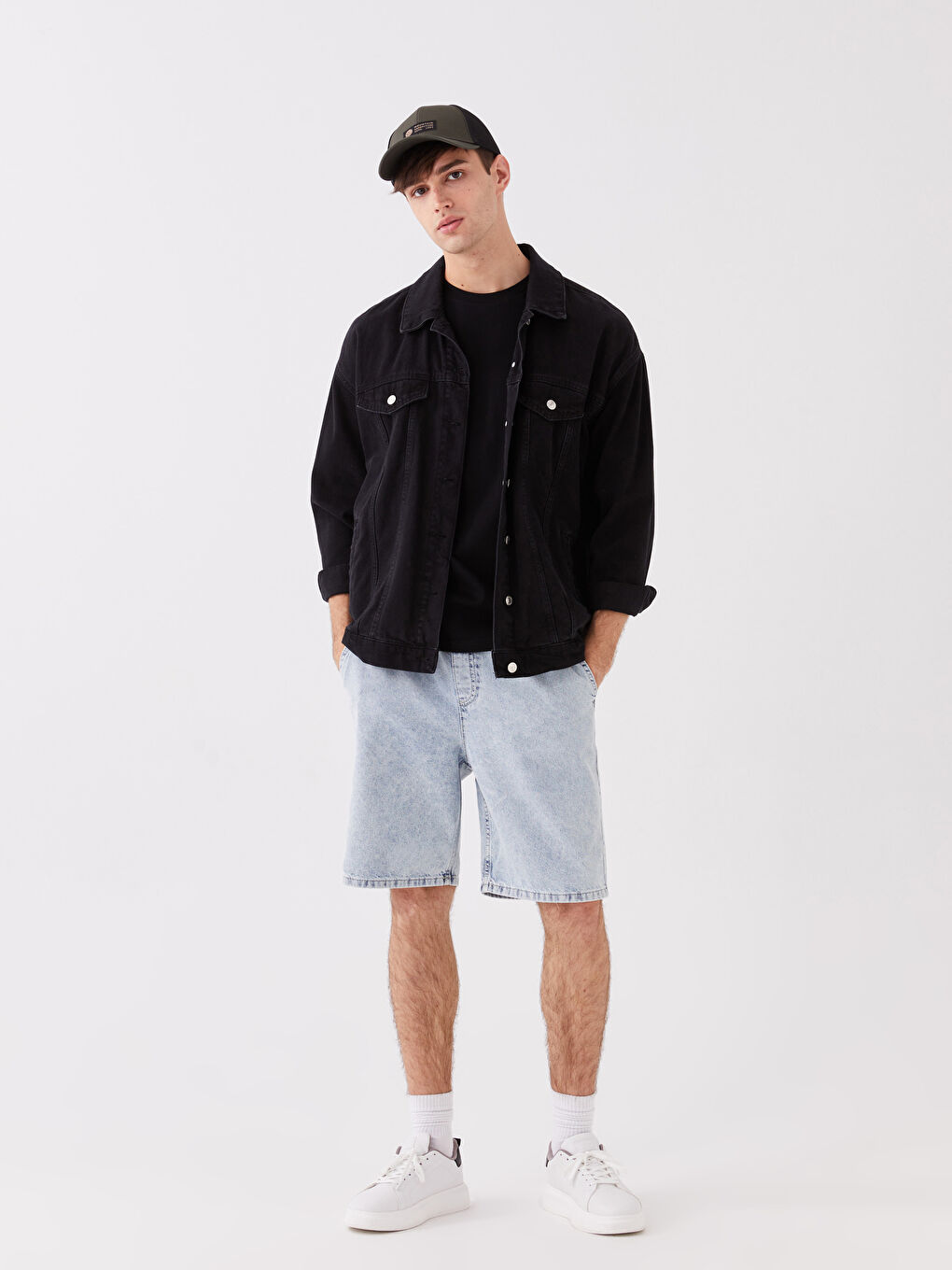 Haki Baskılı Erkek Kep Şapka-1