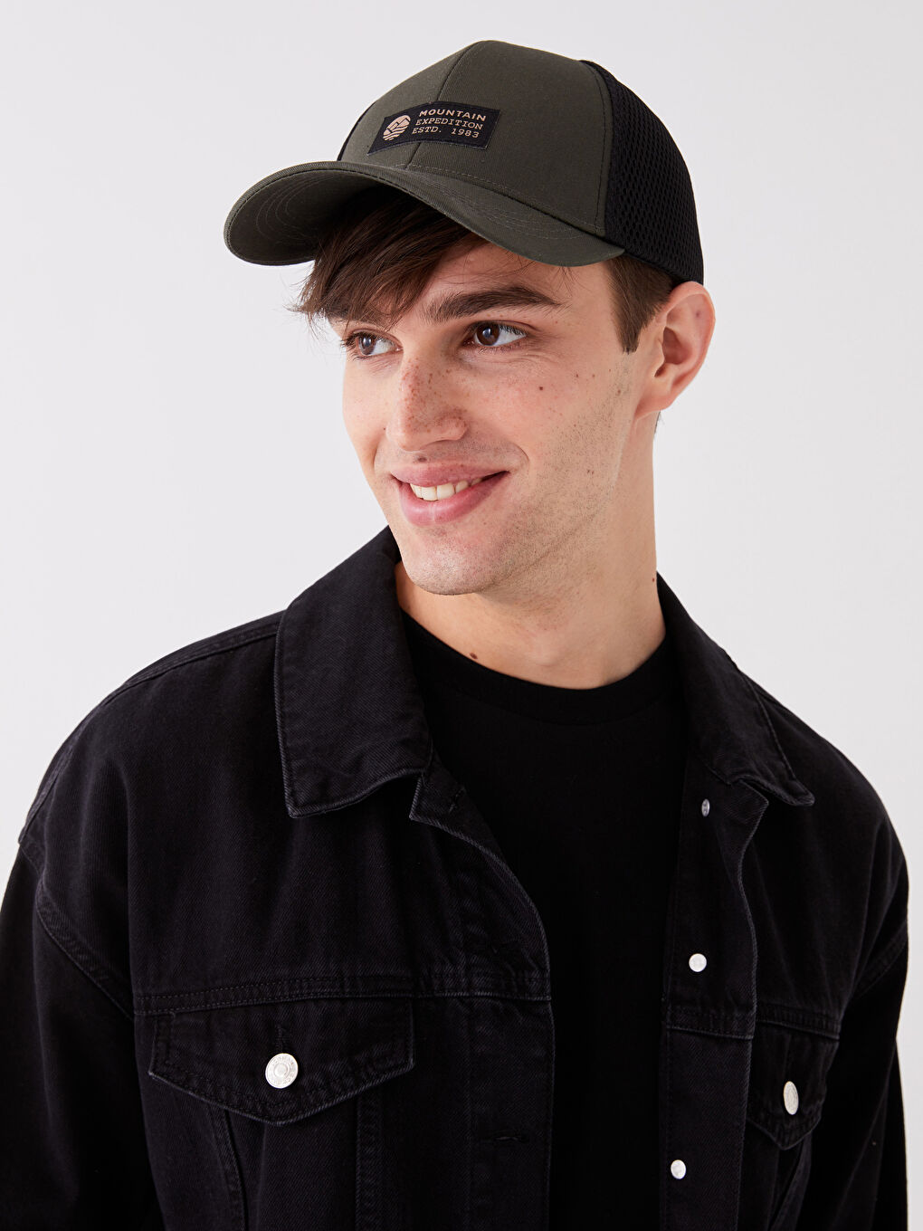 Haki Baskılı Erkek Kep Şapka-2