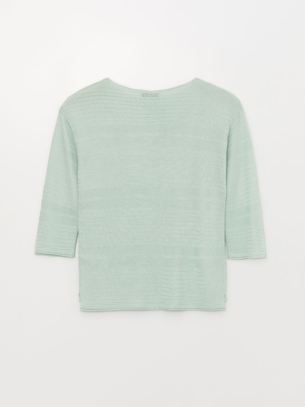Boat Neck Self Patterned Women's Knitwear Sweater-6