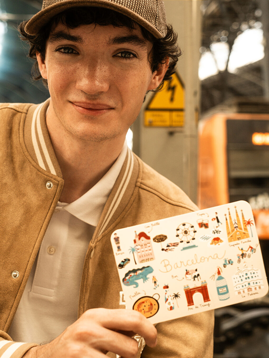 Standard Fit College Collar Men's Bomber Jacket-1