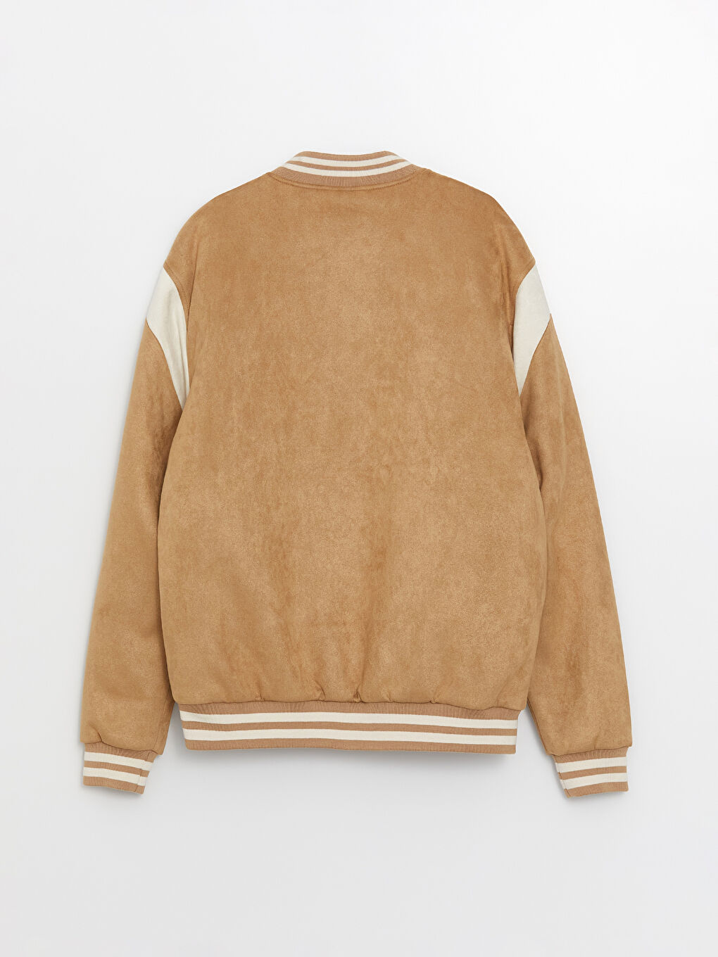 Standard Fit College Collar Men's Bomber Jacket-10