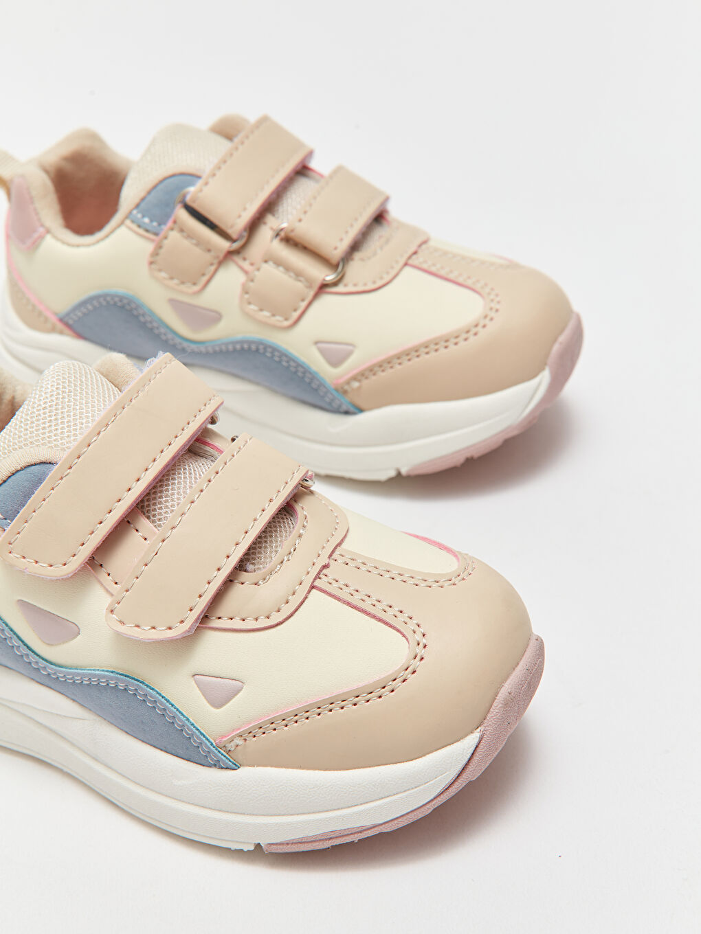 Hook and Loop Baby Girls' Sneakers-2