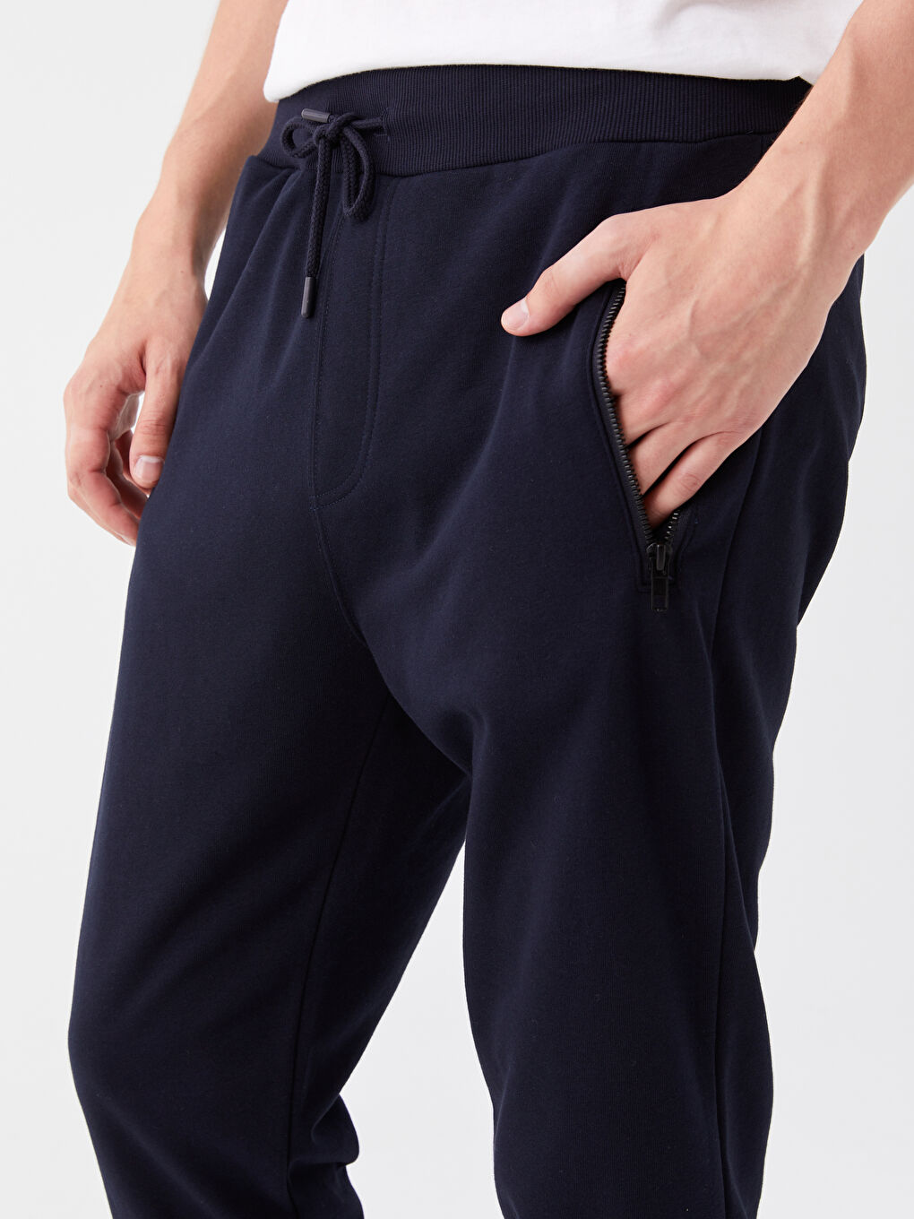 Lacivert Slim Fit Erkek Jogger Eşofman Altı-3