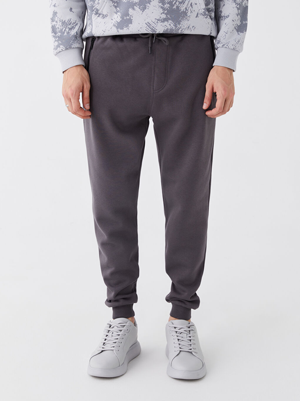 LCW Casual Antrasit Slim Fit Erkek Jogger Eşofman Altı - 2