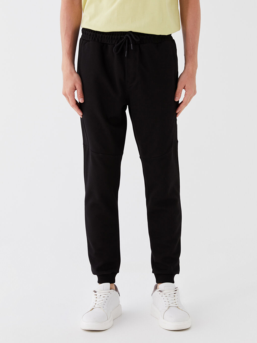 Siyah Slim Fit Erkek Jogger Eşofman Altı-1