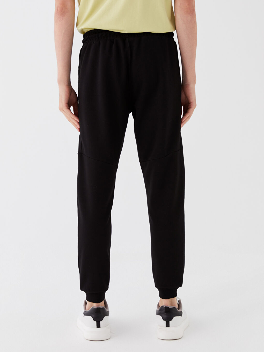 Siyah Slim Fit Erkek Jogger Eşofman Altı-4