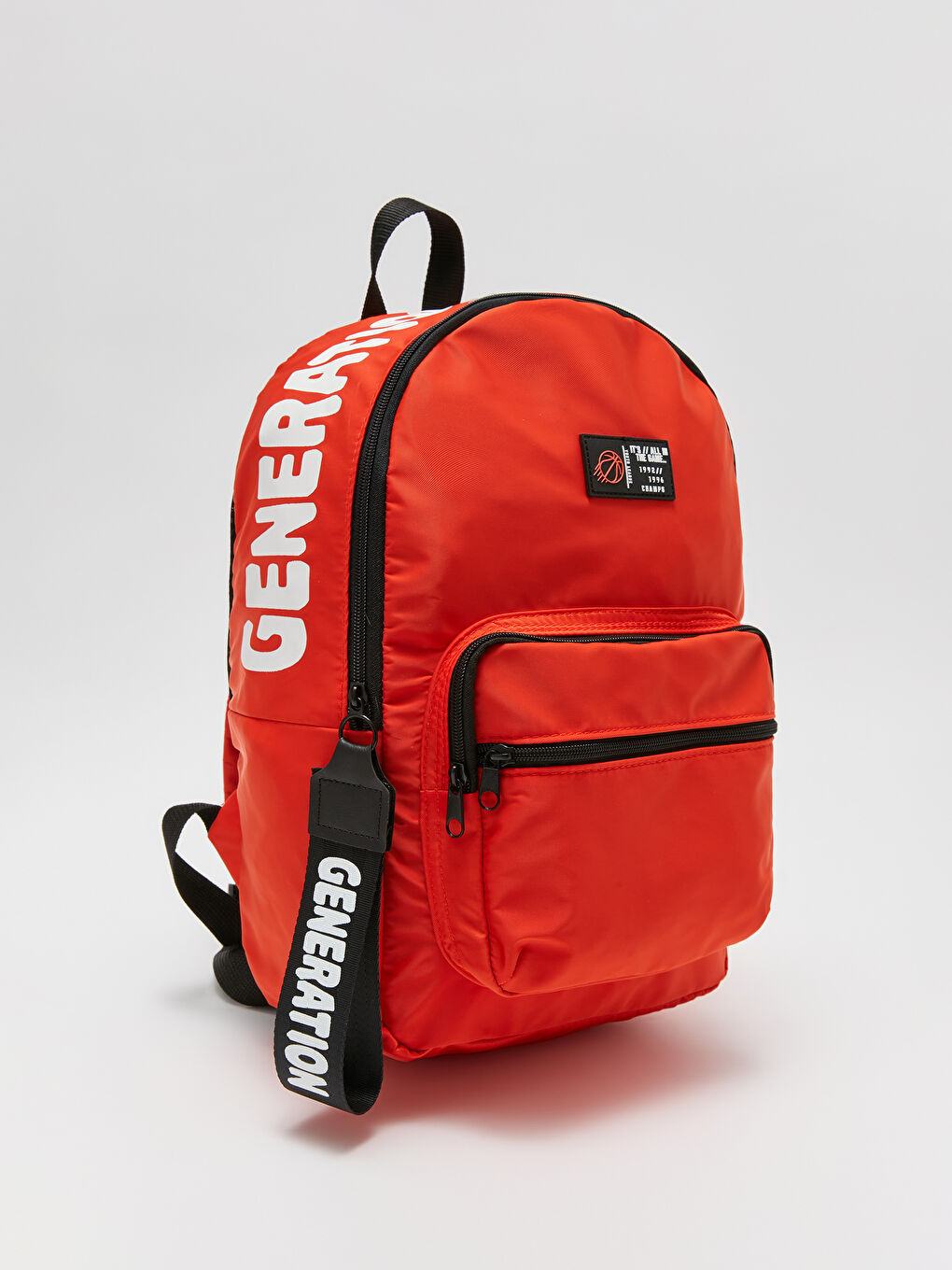 LCW ACCESSORIES Text Printed Boys' Backpack -W33412Z4-GYJ