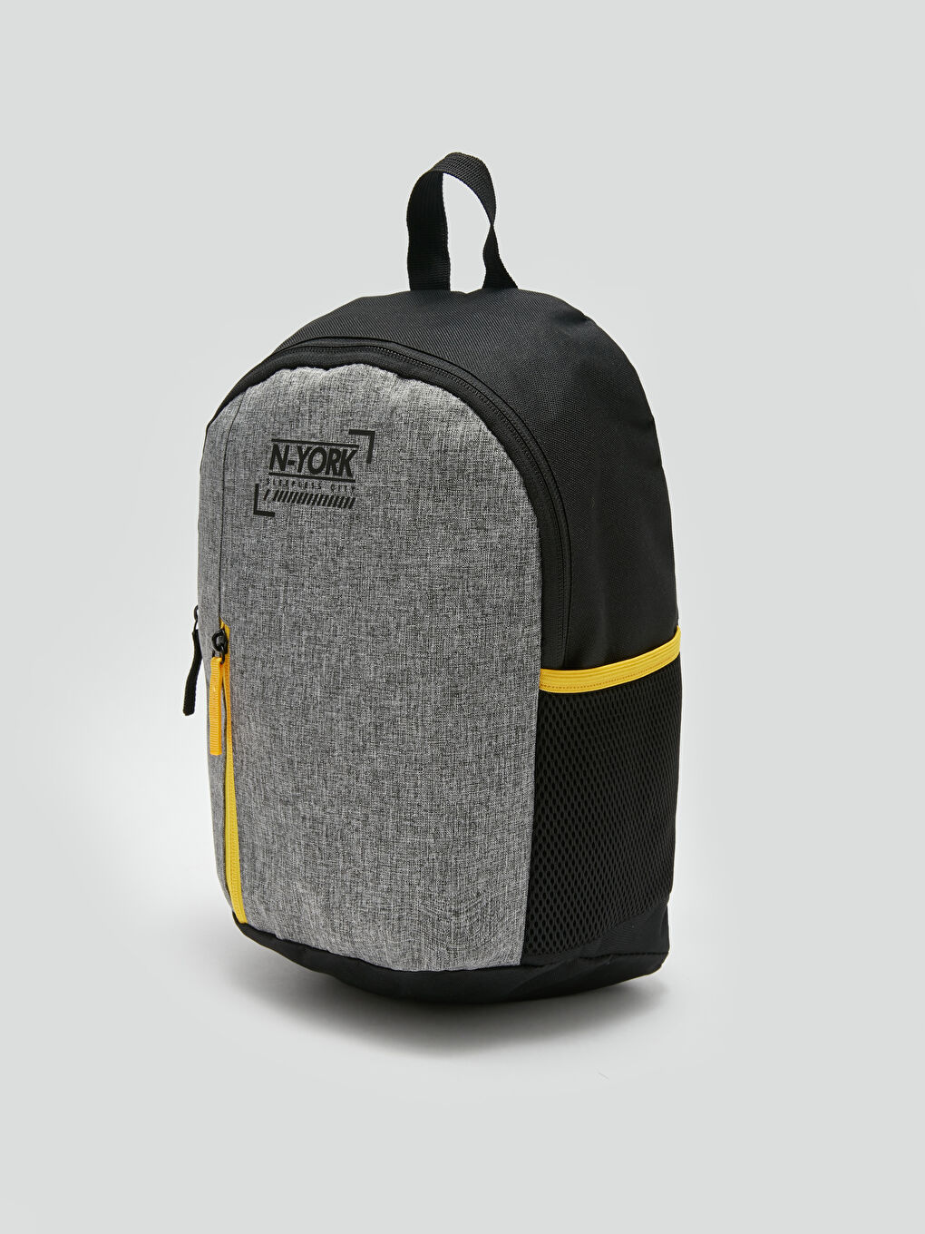 Text Printed Boys' Backpack-1