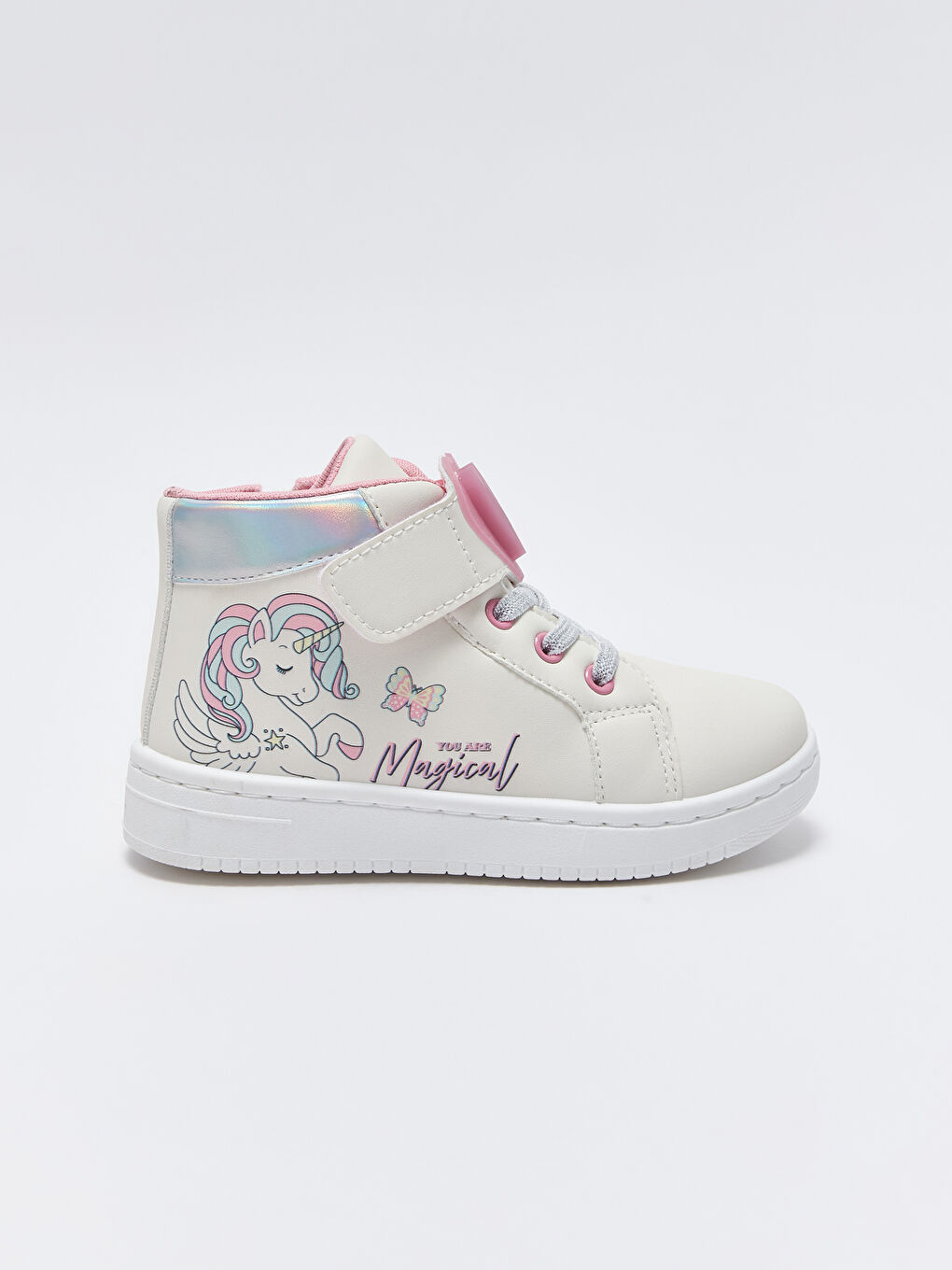 ტყავის ეფექტის პრინტიანი სპორტული ფეხსაცმელი გოგონებისთვის-1