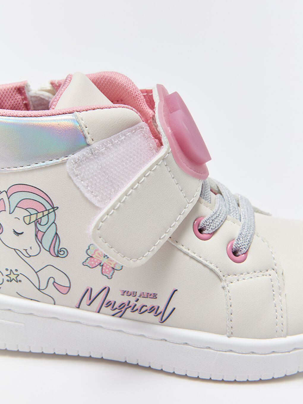 ტყავის ეფექტის პრინტიანი სპორტული ფეხსაცმელი გოგონებისთვის-6