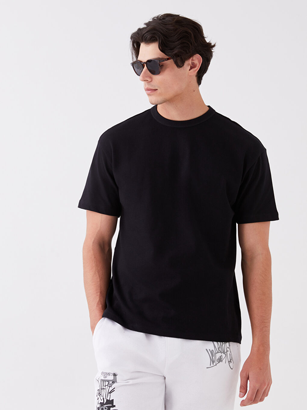 Crew Neck Jersey Men's T-Shirt-3