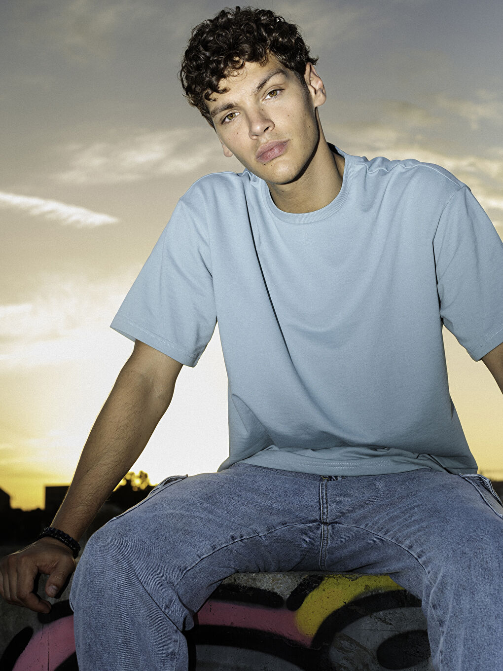 Crew Neck Jersey Men's T-Shirt