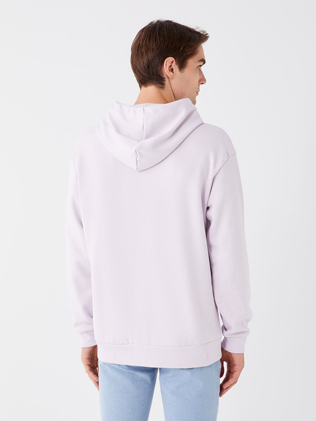 LCW Casual Lila Uzun Kollu Erkek Hoodie - 4