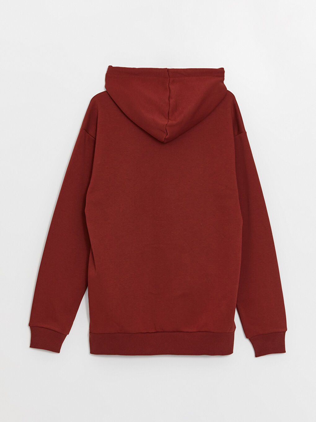 LCW Casual Bordo Uzun Kollu Erkek Hoodie - 7