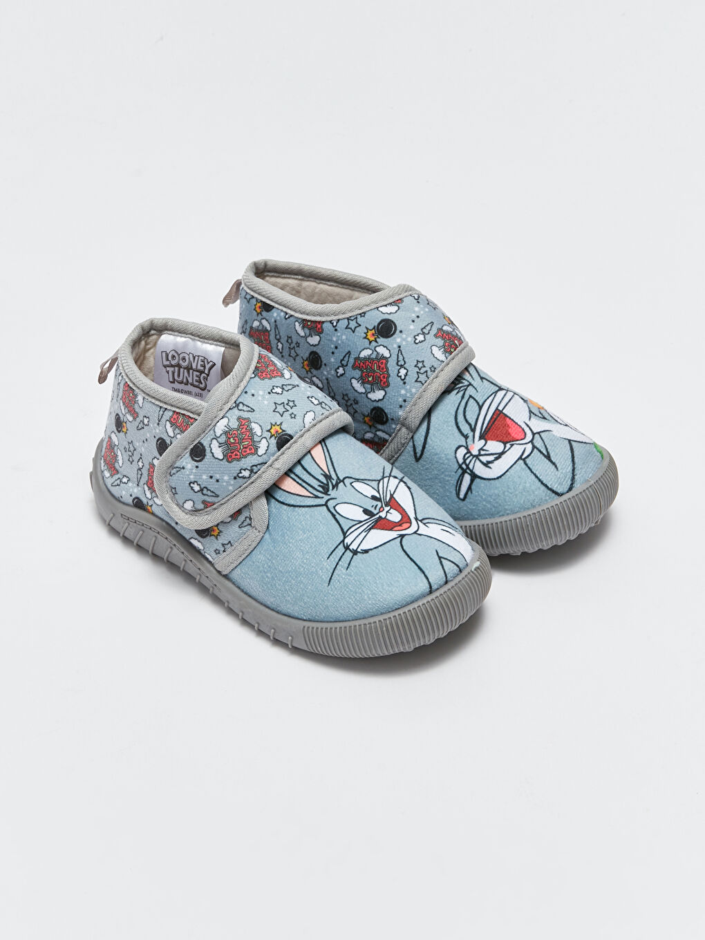 LCW STEPS Bugs Bunny Bedruckte Klettverschluss-Hausschuhe für Baby Jungen -W33546Z1-RQ0