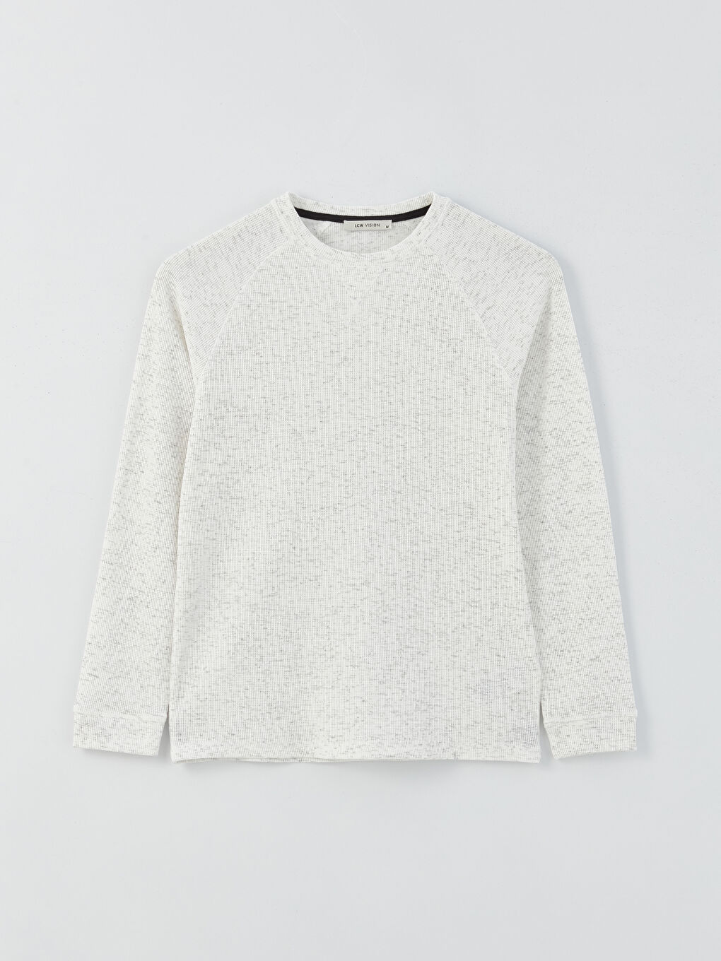 Crew Neck Long Sleeve Patterned Men's T-Shirt-5