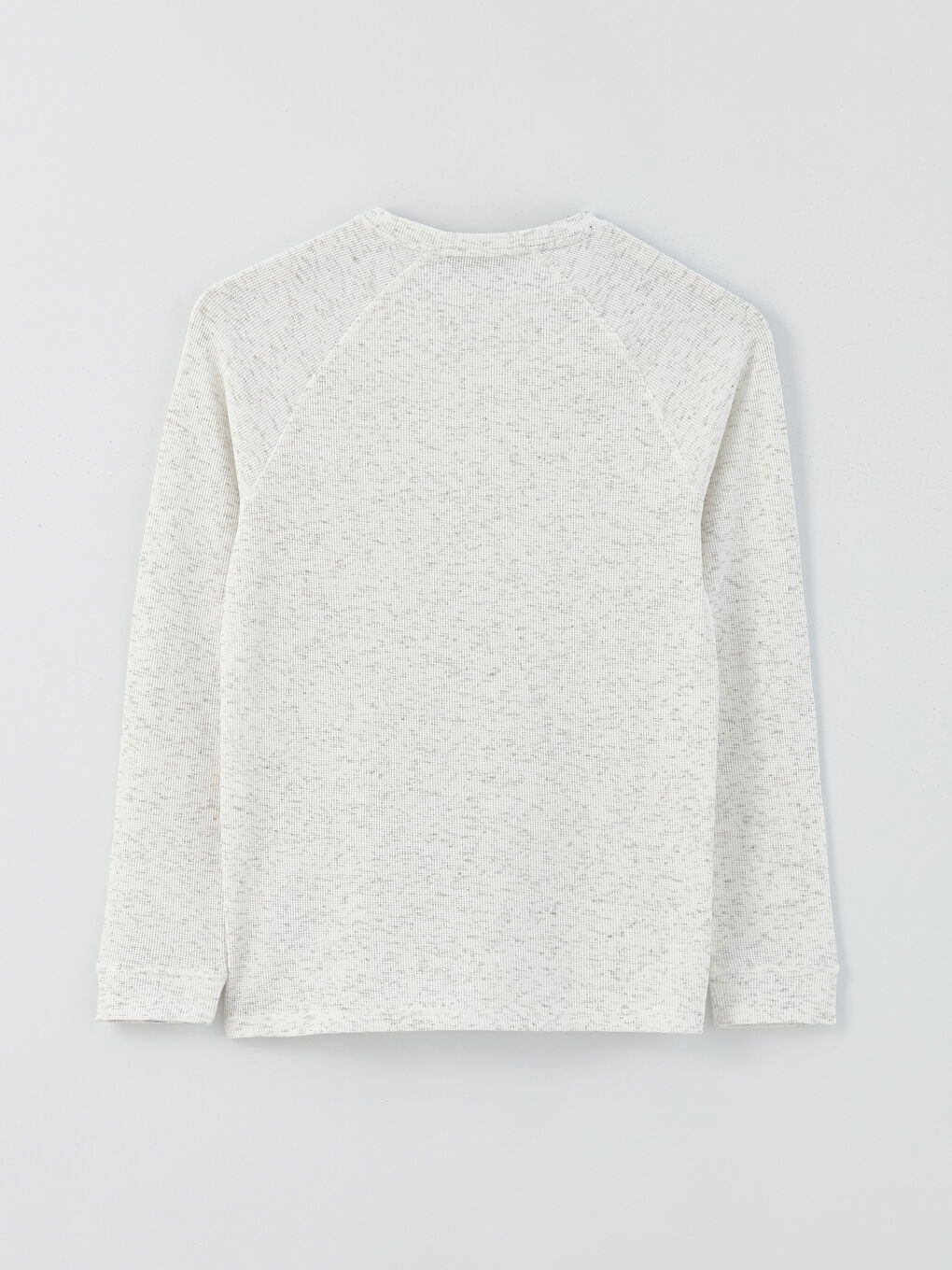 Crew Neck Long Sleeve Patterned Men's T-Shirt-6