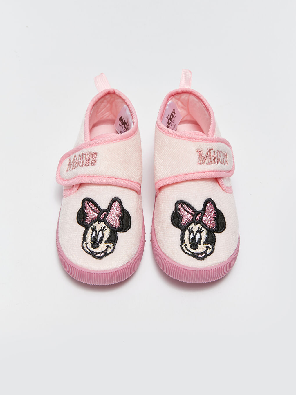 Minnie Mouse Printed Velcro Closure Baby Girl Panduf-2
