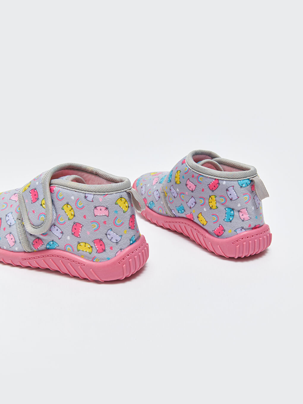 Printed Velcro Closure Baby Girl Panduf-6