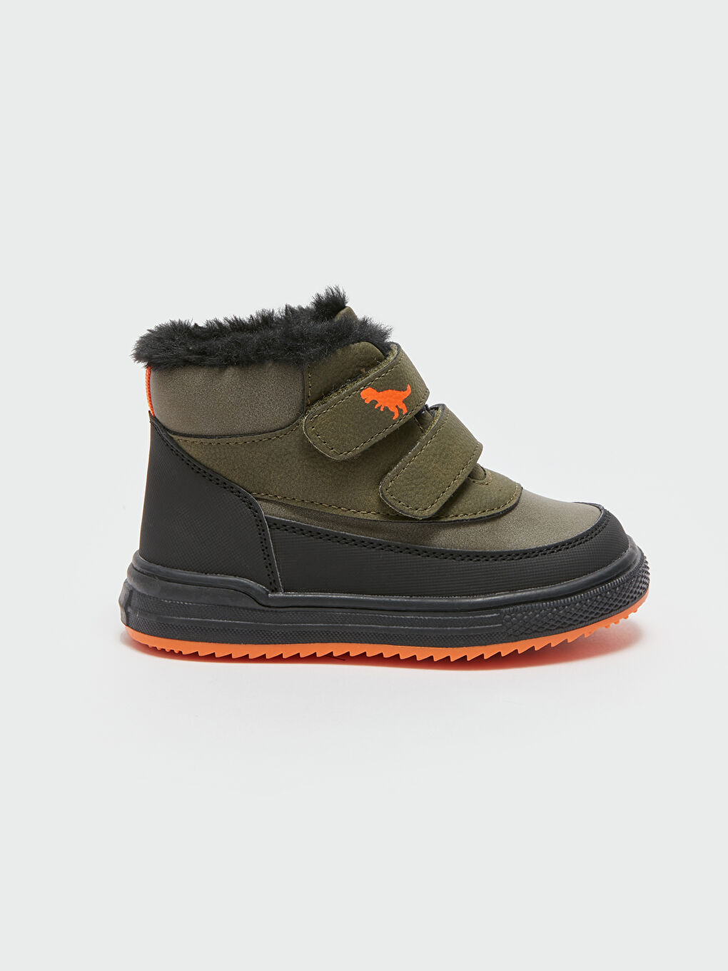 Ілмекті және жапсырмалы бекіту жүнмен қапталған ұл бала етігі-1