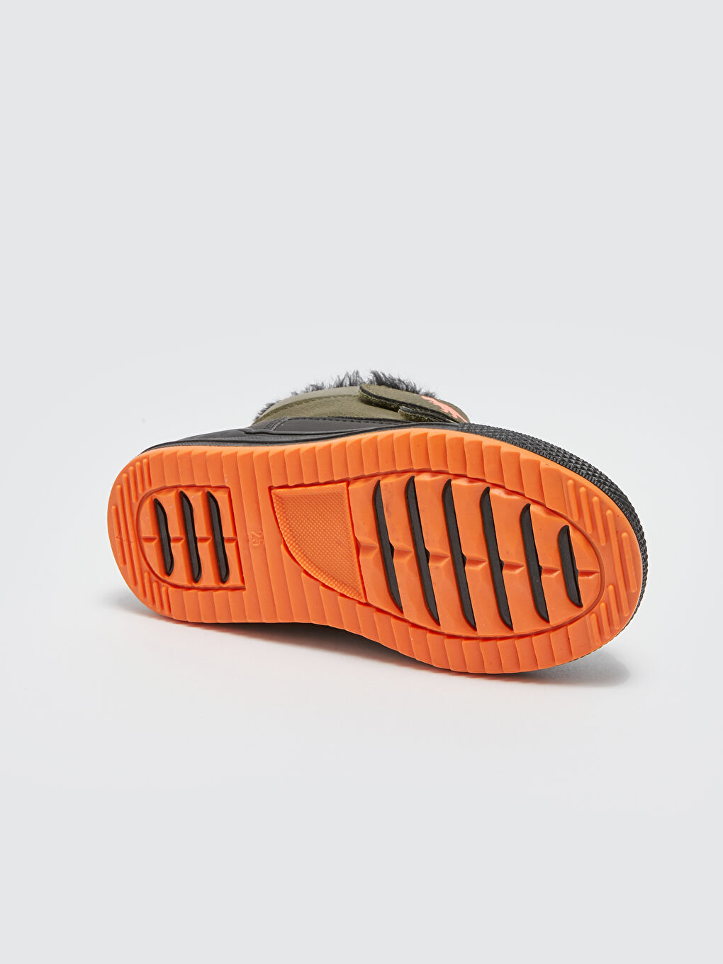 Ілмекті және жапсырмалы бекіту жүнмен қапталған ұл бала етігі-3