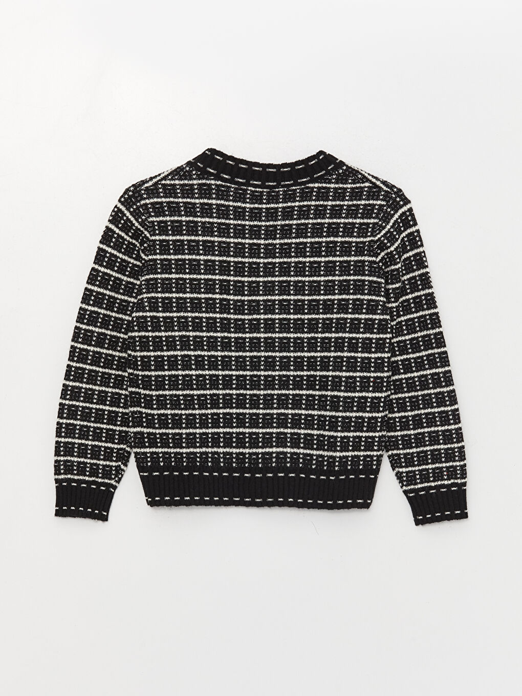 V Neck Patterned Women's Knitwear Cardigan-6