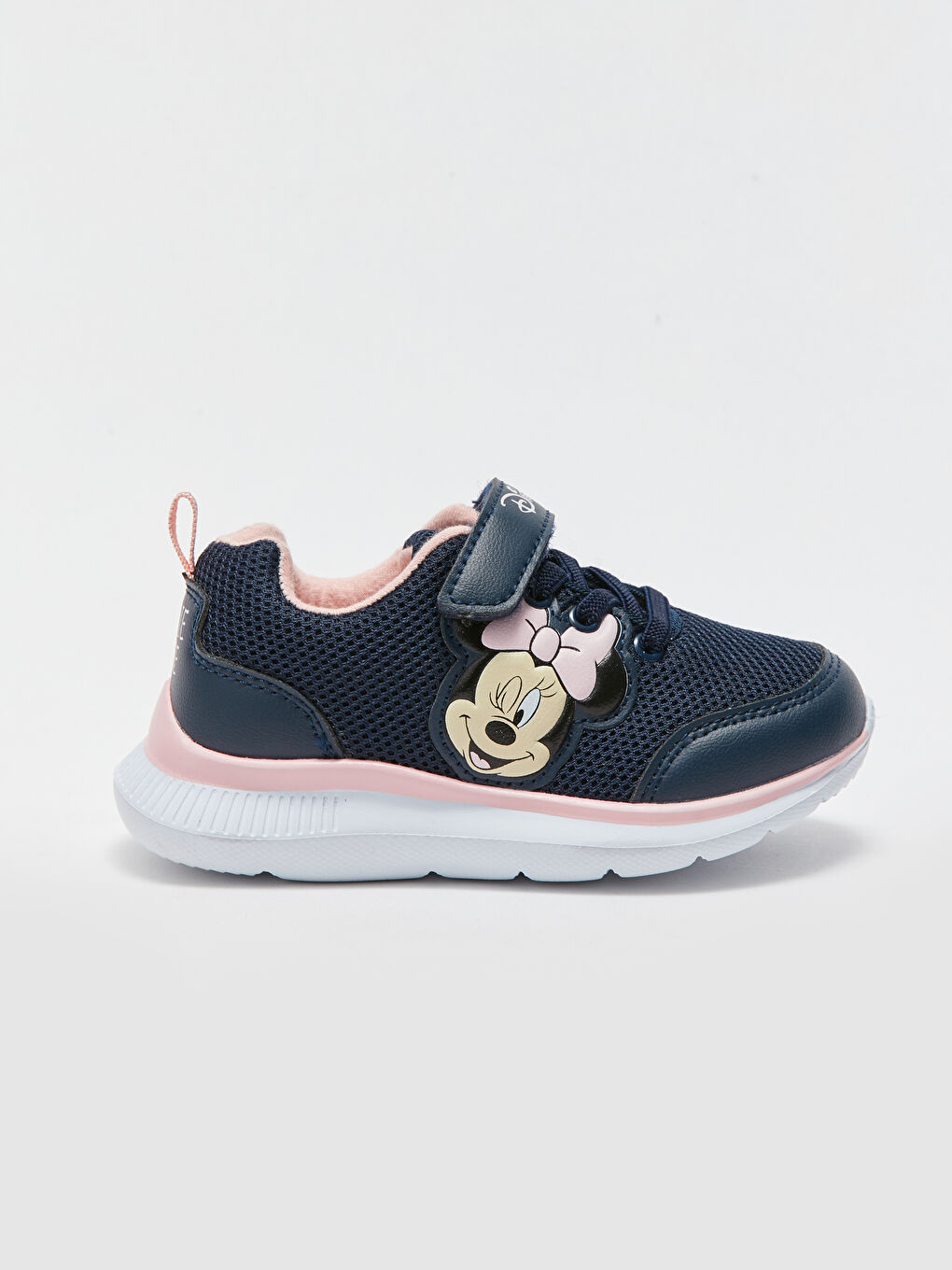 LCW STEPS Minnie Mouse Printed Velcro Closure Baby Girl Sneakers -W33708Z1-V9J