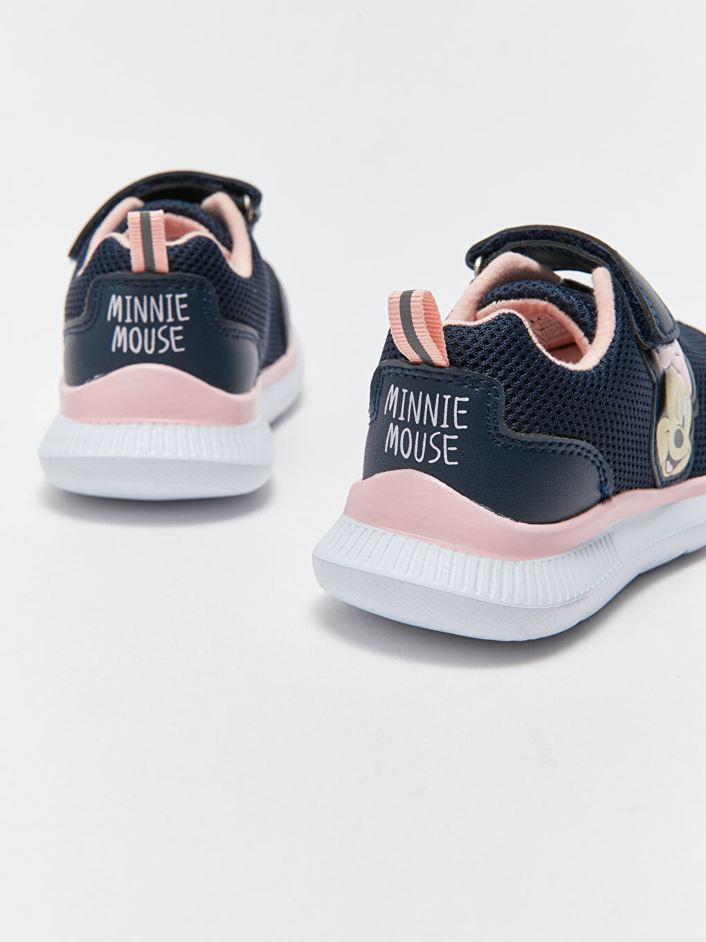 LCW STEPS Minnie Mouse Printed Velcro Closure Baby Girl Sneakers -W33708Z1-V9J
