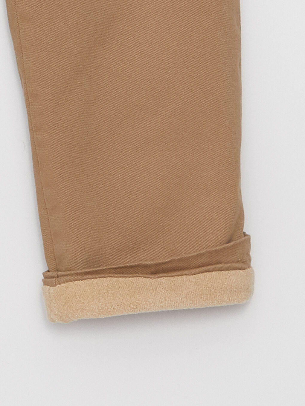 Bej Beli Ayarlanabilir Lastikli Erkek Çocuk Pantolon-4