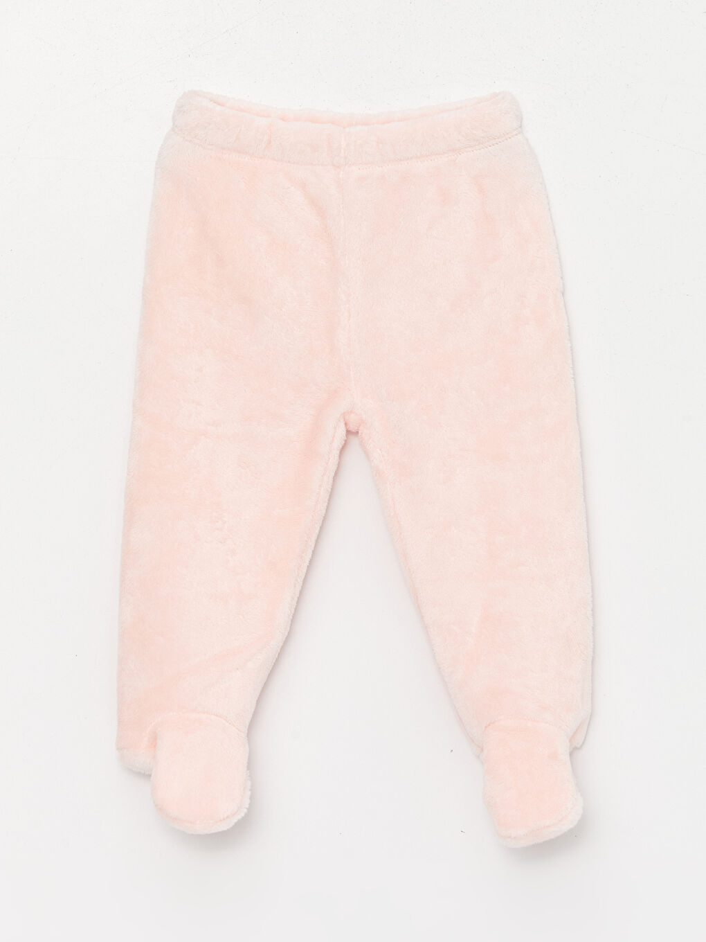 LCW baby Açık Pembe Kapüşonlu Uzun Kollu Kız Bebek Fermuarlı Sweatshirt ve Pantolon 2'li - 3