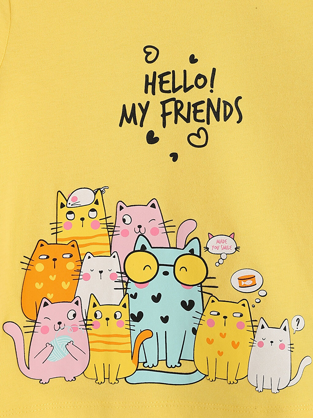 Crew Neck Printed Long Sleeve Girls' T-Shirt-5
