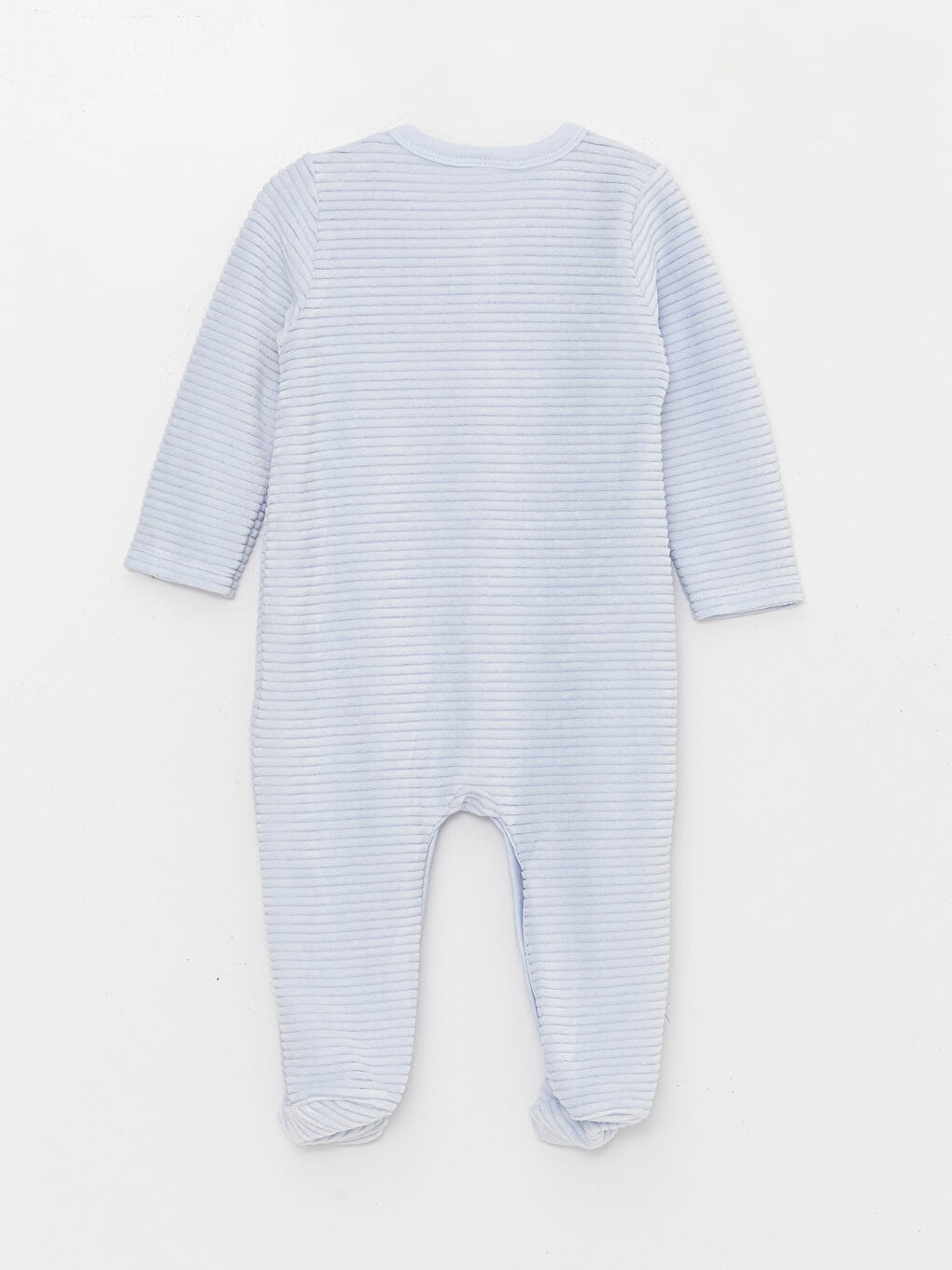 Salopetă Bebeluși Băieți din Catifea Brodată cu Decolteu în V-1