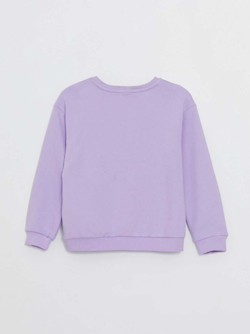 LCW Kids سویتشێرت قۆڵ درێژ یه‌خه‌ خڕ بۆ کچان -W33867Z4-FKW