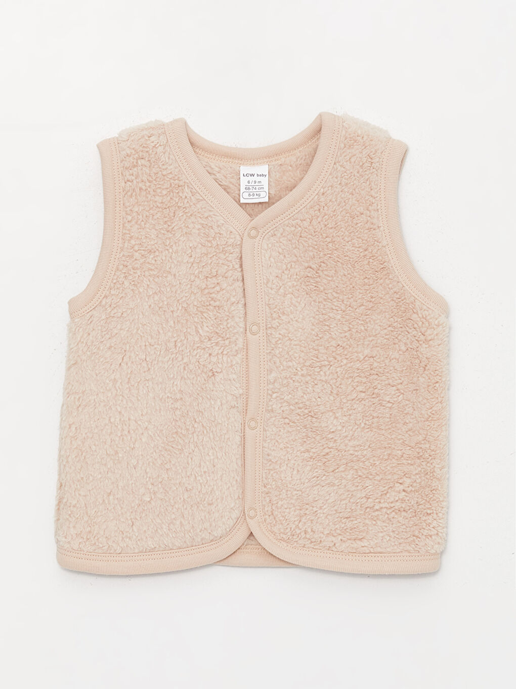 V-Neck Plush Baby Boy Vest
