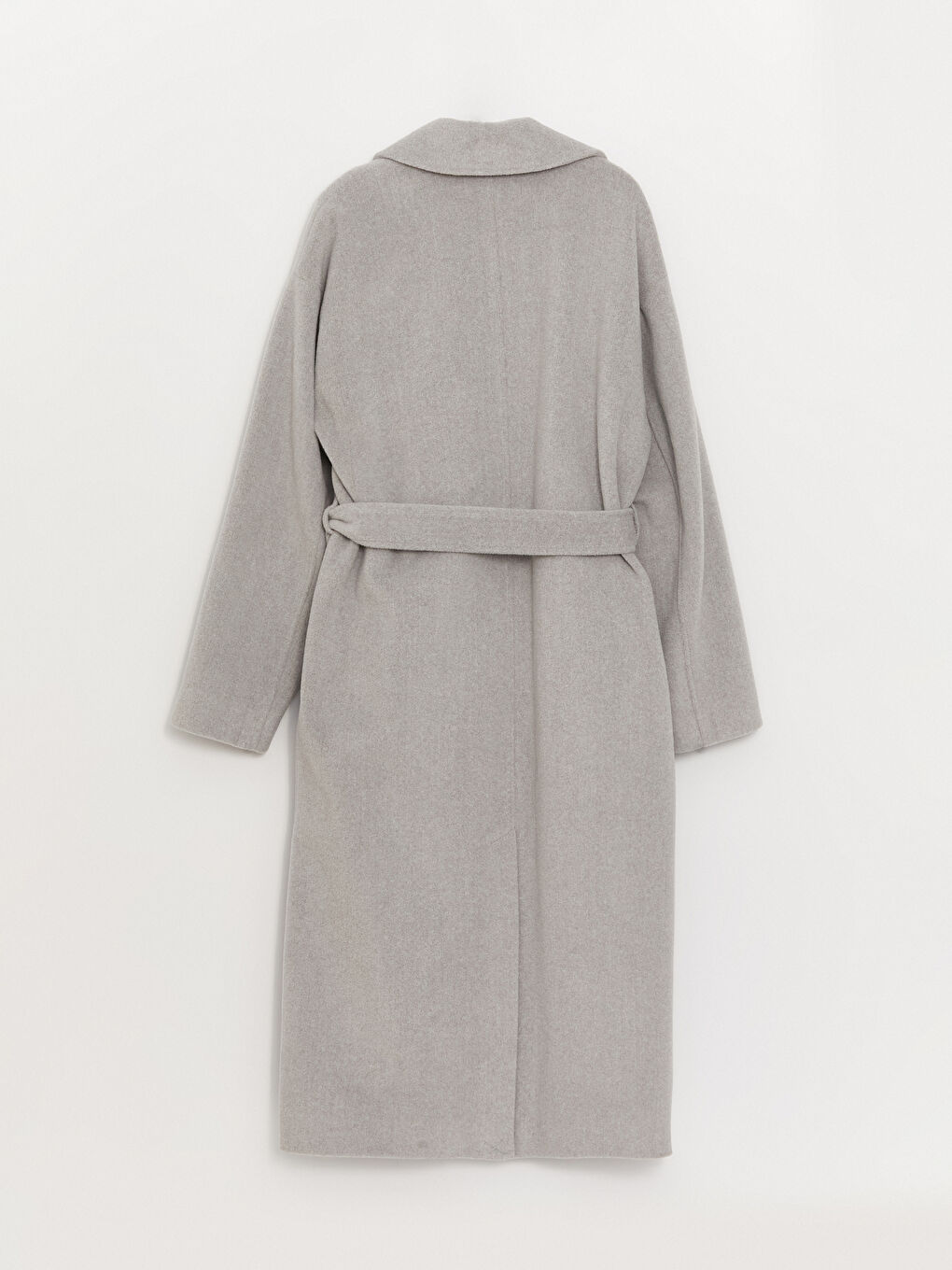 LCWAIKIKI Classic Jacket Collar Plain Oversize Women's Wool Coat -W33942Z8-LAL