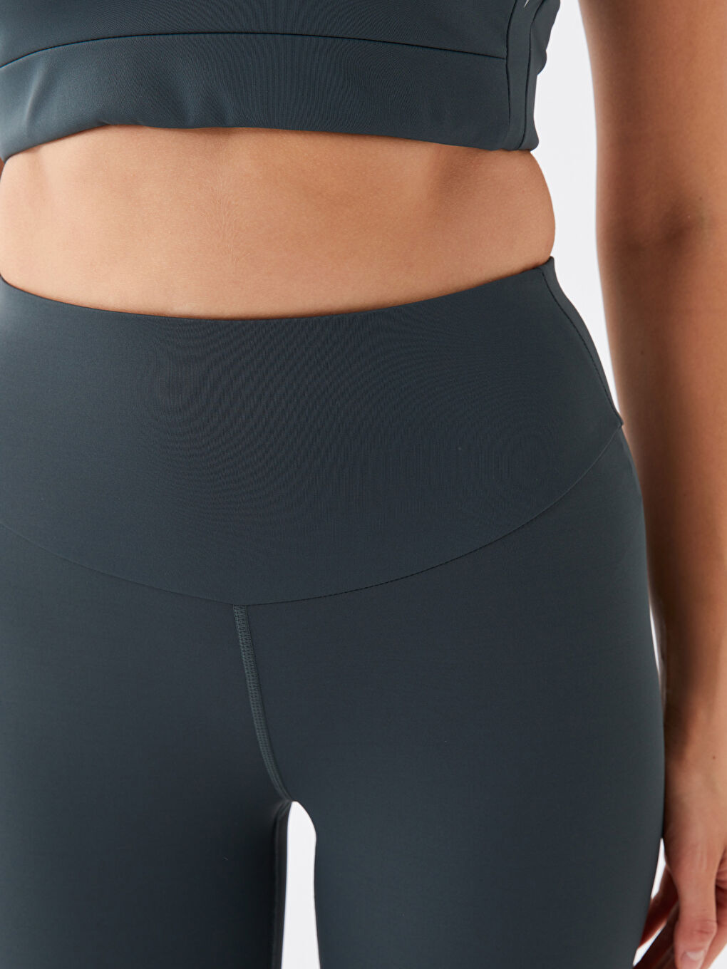 Xside Active Damen Elastischer Bund Reflektor Bedruckte Leggings -W33958Z8-V9A