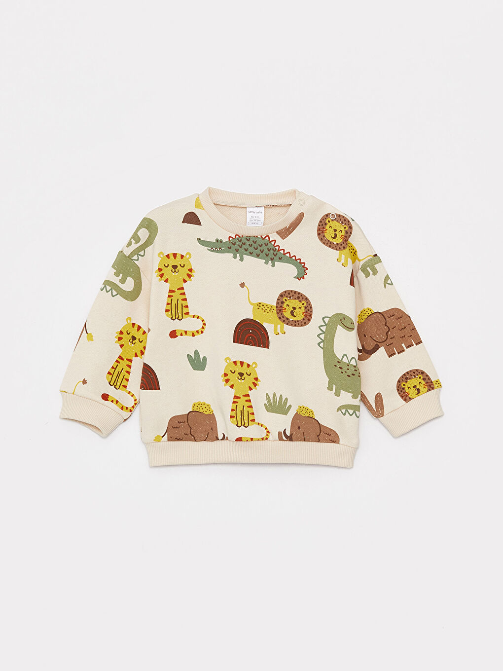 Дөңгелек жағалы ұл балаға арналған свитшот және спорттық шалбар 2 данадан тұратын-1