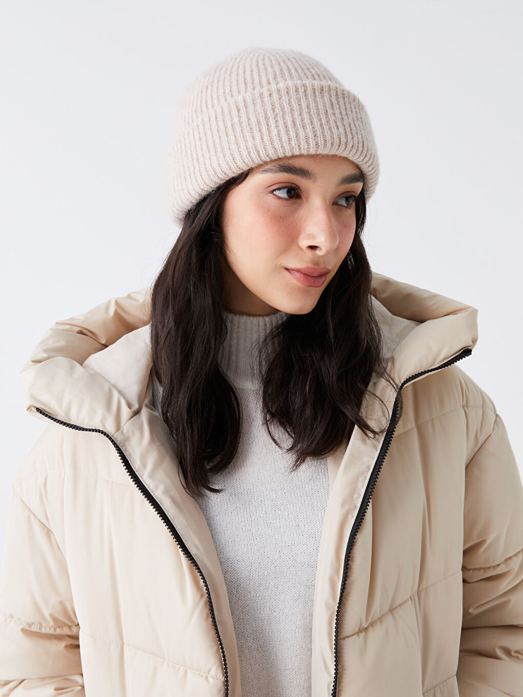 Women's Flat Layer Thick Beret -W34027Z8-D5R