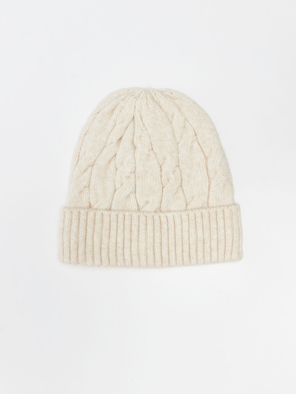 Ženski ravni slojeviti debeli beret-3
