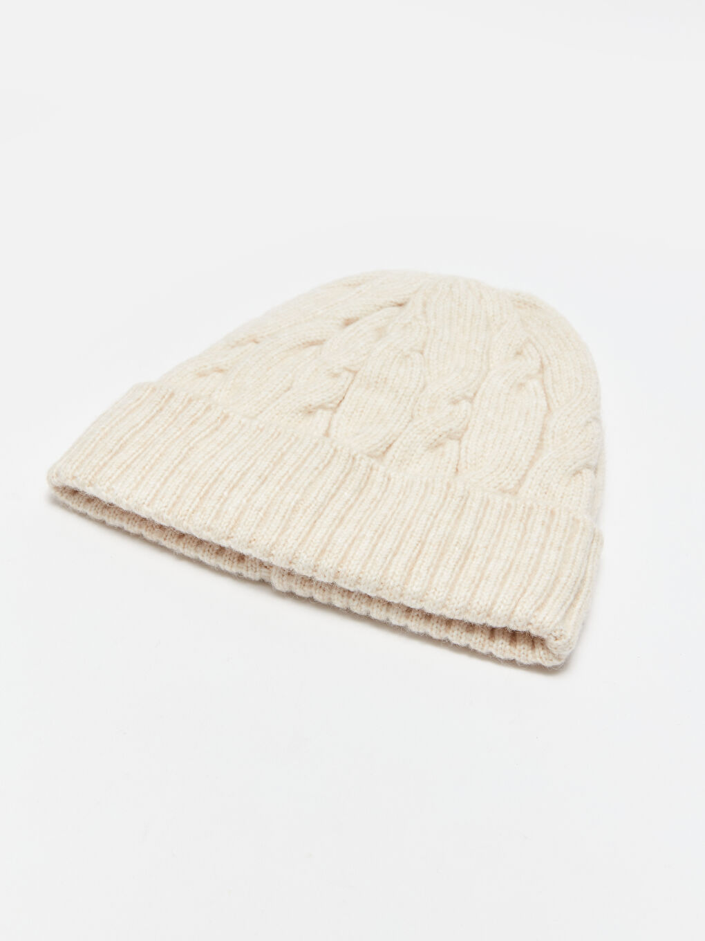 Ženski ravni slojeviti debeli beret-4