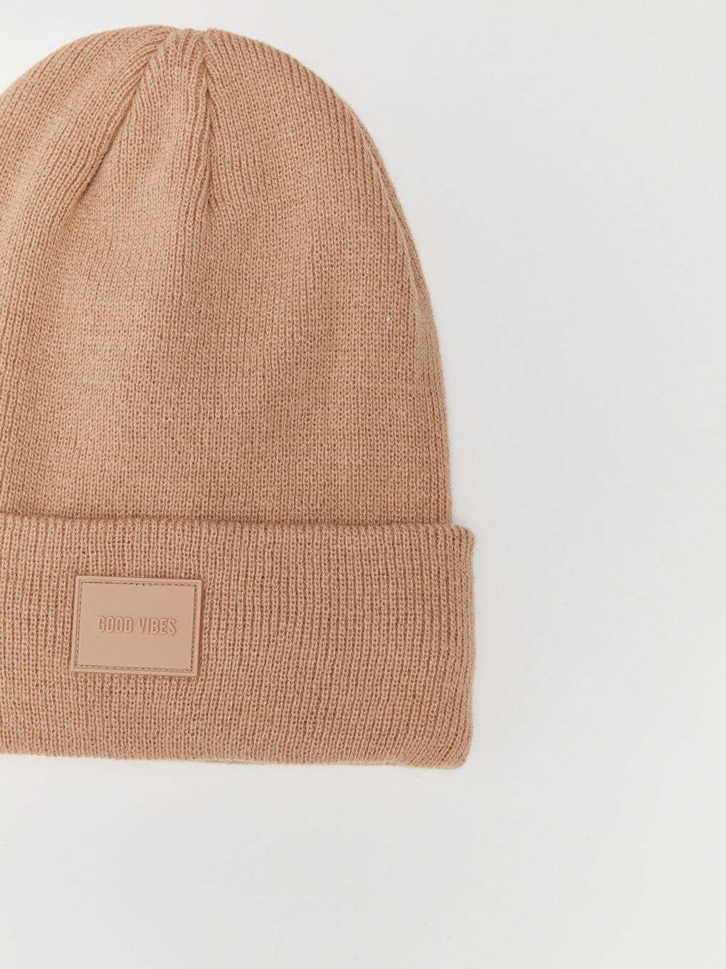 LCW ACCESSORIES Tag Detailed Women's Tricot Beanie -W34036Z8-CR8