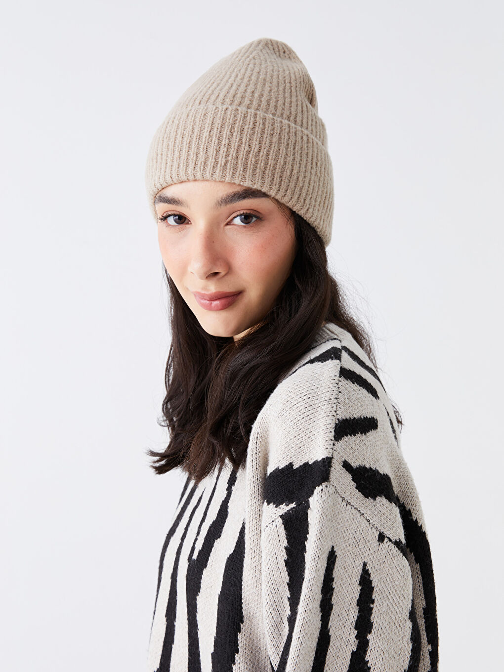 Women's Flat Layer Thick Beret -W34039Z8-KPL