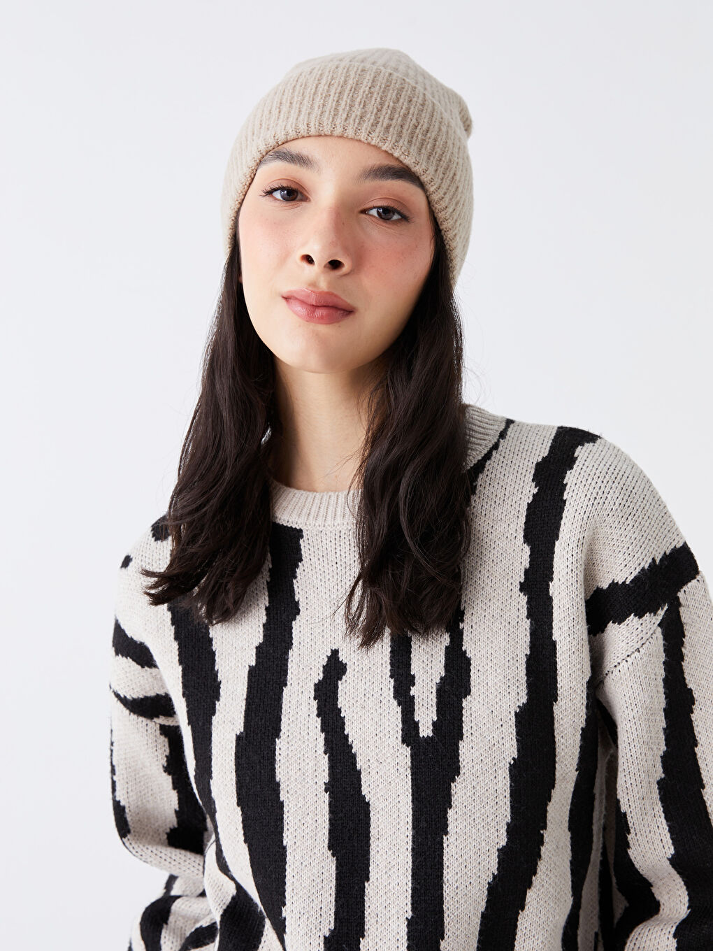 Women's Flat Layer Thick Beret -W34039Z8-KPL