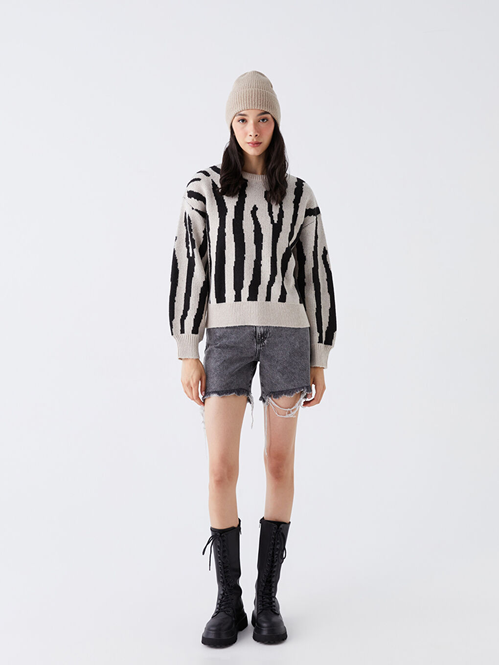 Women's Flat Layer Thick Beret -W34039Z8-KPL