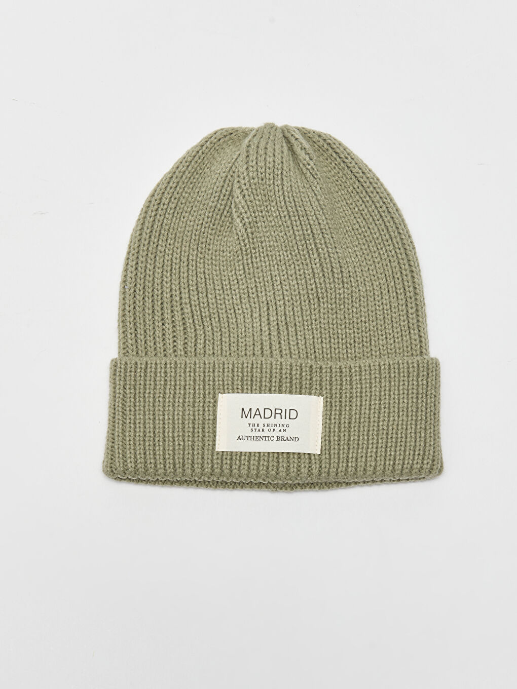 Yeşil Yazı Baskılı Kadın Bere-3